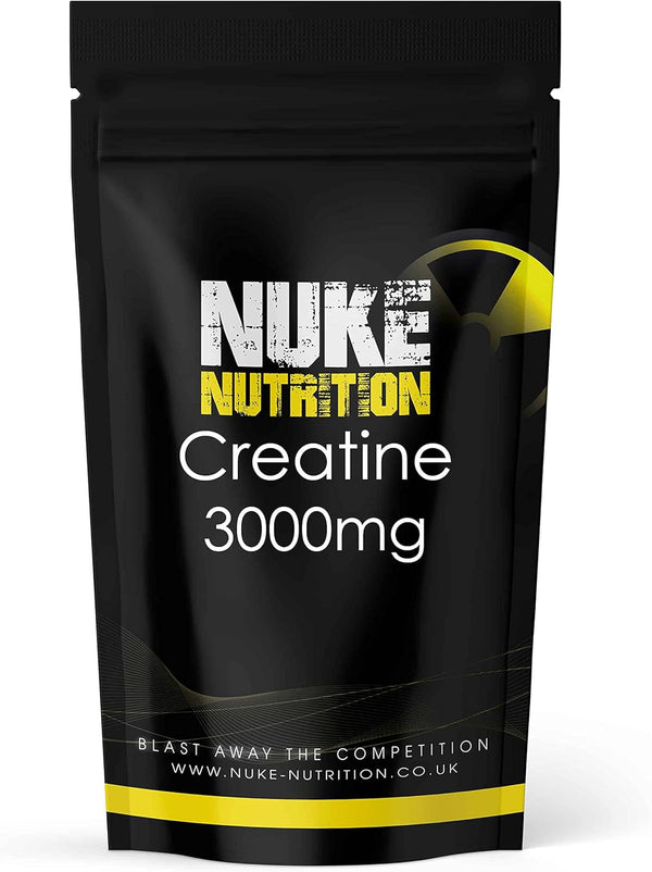 Creatine Tablets 3000Mg - 120 Tablets - Pure Creatine Monohydrate Supplements Boost Muscle Mass, Bulk & Strength - Excellent Pre Workout for Men & Women - Boost Energy & Performance