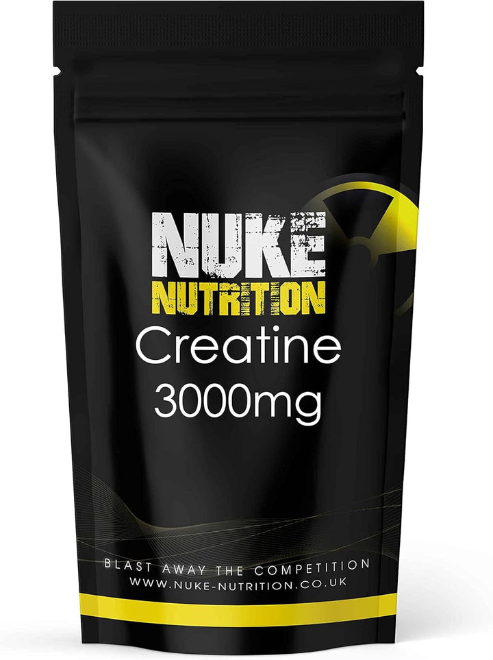 Creatine Tablets 3000Mg - 120 Tablets - Pure Creatine Monohydrate Supplements Boost Muscle Mass, Bulk & Strength - Excellent Pre Workout for Men & Women - Boost Energy & Performance
