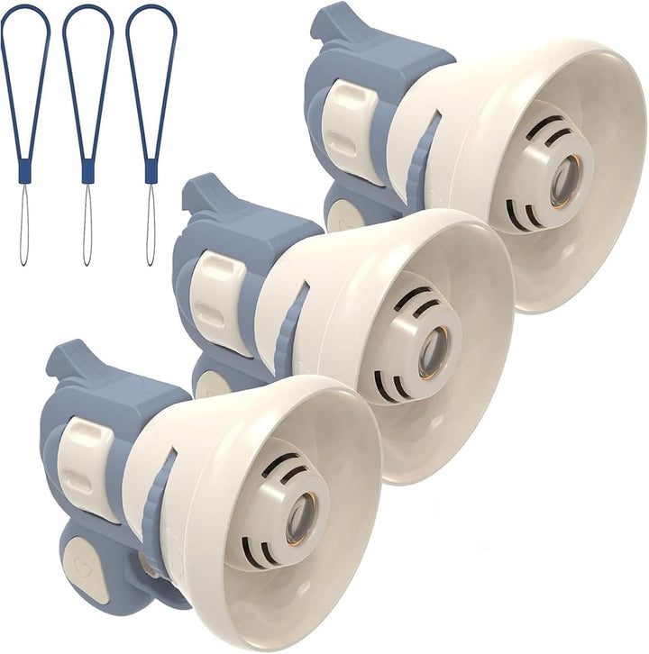 Hilarious Costume Projector & Voice Changer Speaker, Scream Voice Changer, Ghosts Face Voices Changers, Handheld Projector Bag Charm, for Both Adults and Children (Yellow*3)