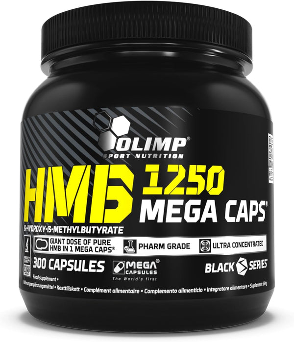 Olimp Labs HMB Capsules, 1250 Mg, Pack of 300 Mega Capsules
