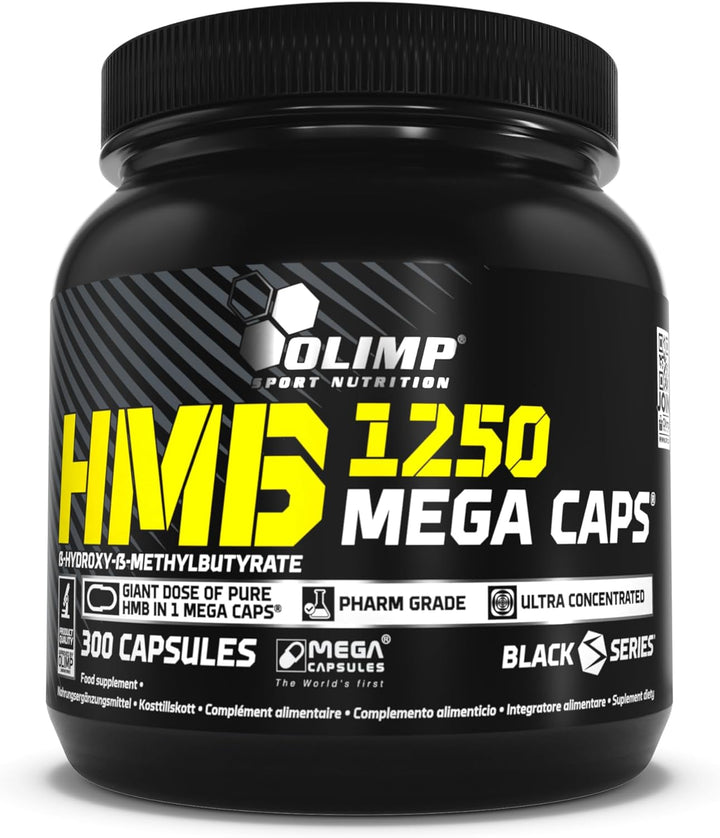 Olimp Labs HMB Capsules, 1250 Mg, Pack of 300 Mega Capsules