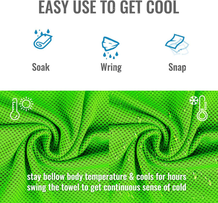 Cooling Towel,Cooling Towels for Neck and Face,Soft Breathable Ice Towel for Instant Cooling Relief-40 X12 Super Absorbent Chilly Towel Sweat Workout Cool Towels for Sport Gym Yoga