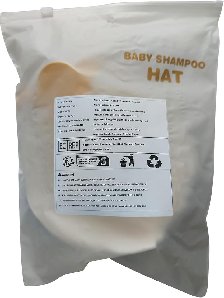 Baby Shower Cap, Kids Shampoo Shower Bath Cap Adjustable Hair Washing Shampoo Shield Baby Visor for Eyes and Ears Protector (Pink)