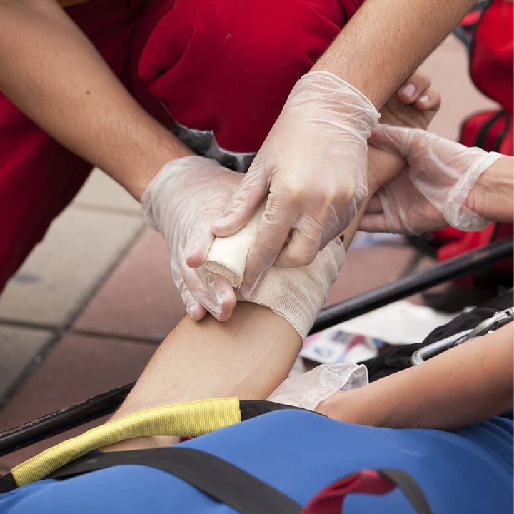 Unisex Pegasus Healthcare Clear Disposable Gloves, Clear, M UK