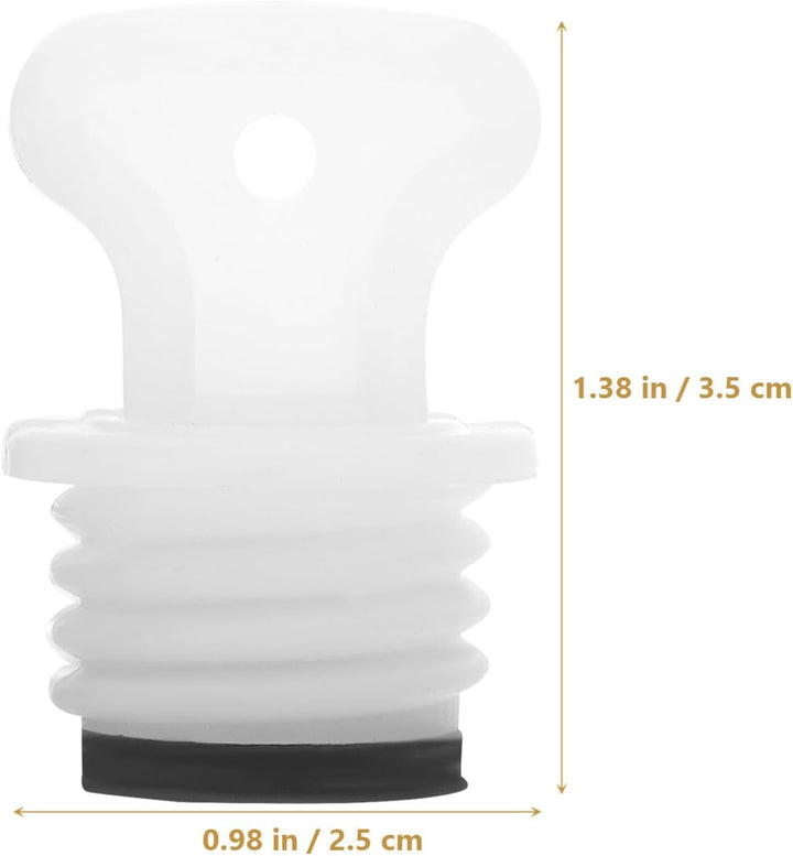 2Pcs Hot Water Bottle Stopper Leak Proof Water Bottles Washers Hot Water Bottle Replacement Cap Hot Water Sack Caps Plug for Hot Water Sack Small Bag Plugs Leakproof Cork