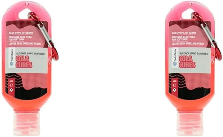 Watermelon 60Ml anti Bacterial Premium Hand Sanitiser Travel Size Refillable Clip Bottle Quick Drying Non Sticky Extra Moisturising Kills 99.9% of Viruses and Bacteria