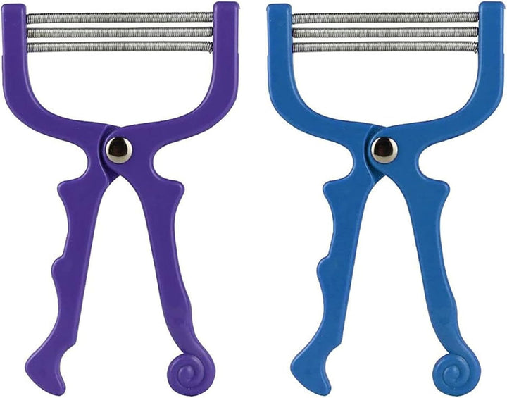 2 Pieces Handheld Facial Hair Removal Threading Beauty Epilator Tool Removal Threader Remover Spring Facial Hair Epilator Use for Women Face Hair Removing Beauty Tools Random Color