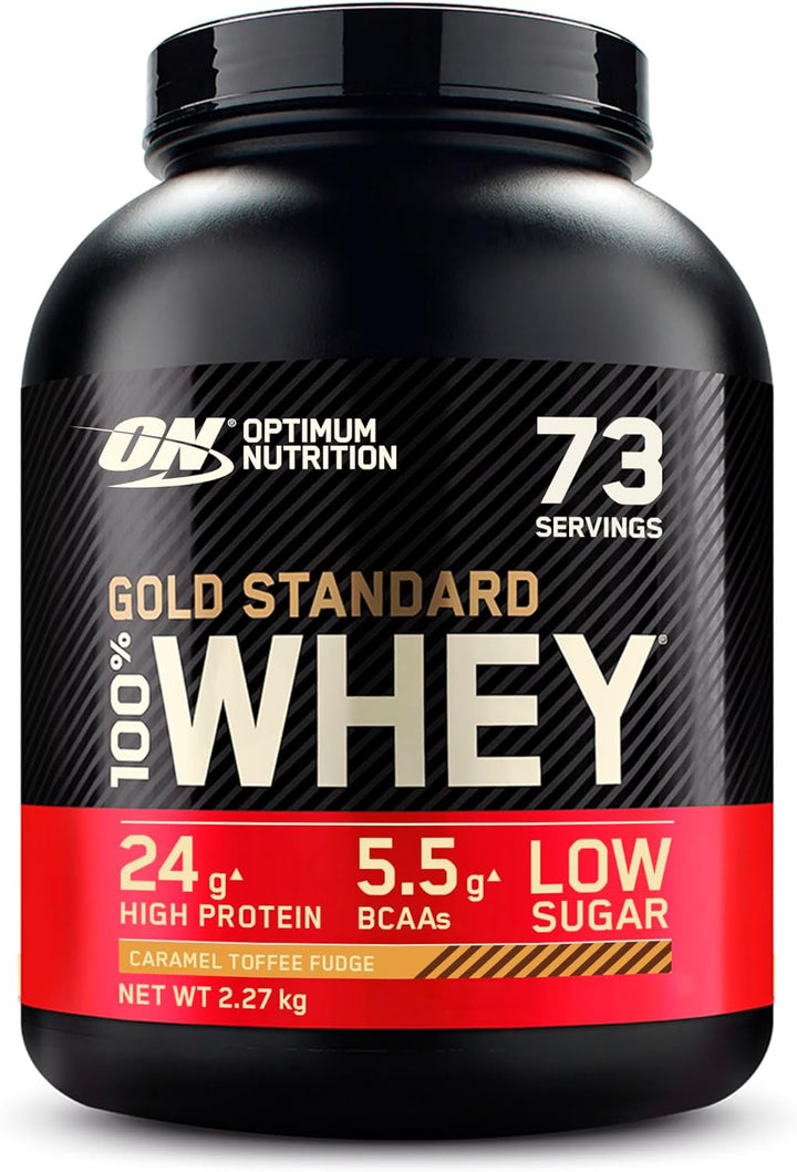Gold Standard Whey Muscle Building and Recovery Protein Powder with Naturally Occurring Glutamine and Amino Acids, Extreme Milk Chocolate, 71 Servings, 2.27Kg, Packaging May Vary