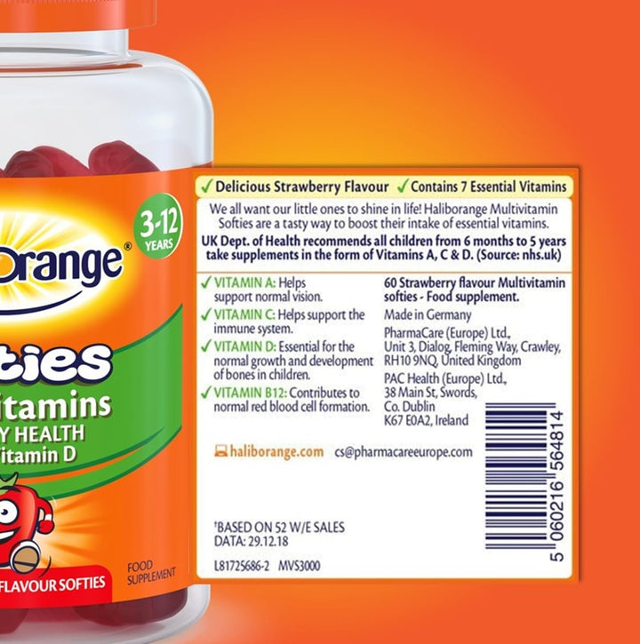 Multivitamins Fruit Softies 60 Pack
