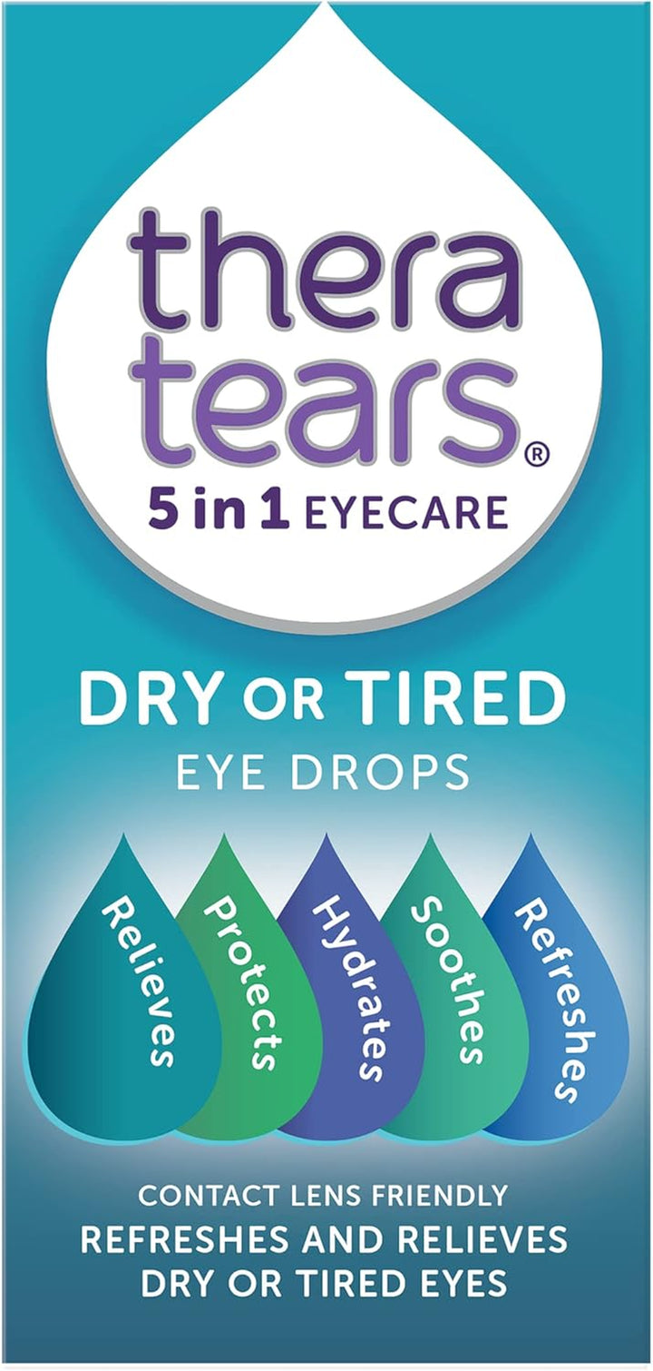 Screen Eyes Eye Drops | Relieves, Refreshes and Whitens Dry, Red or Irritated Eyes from Extended Screen Use | Contact Lens Friendly | 5 in 1 Eye Care Drops | 10Ml