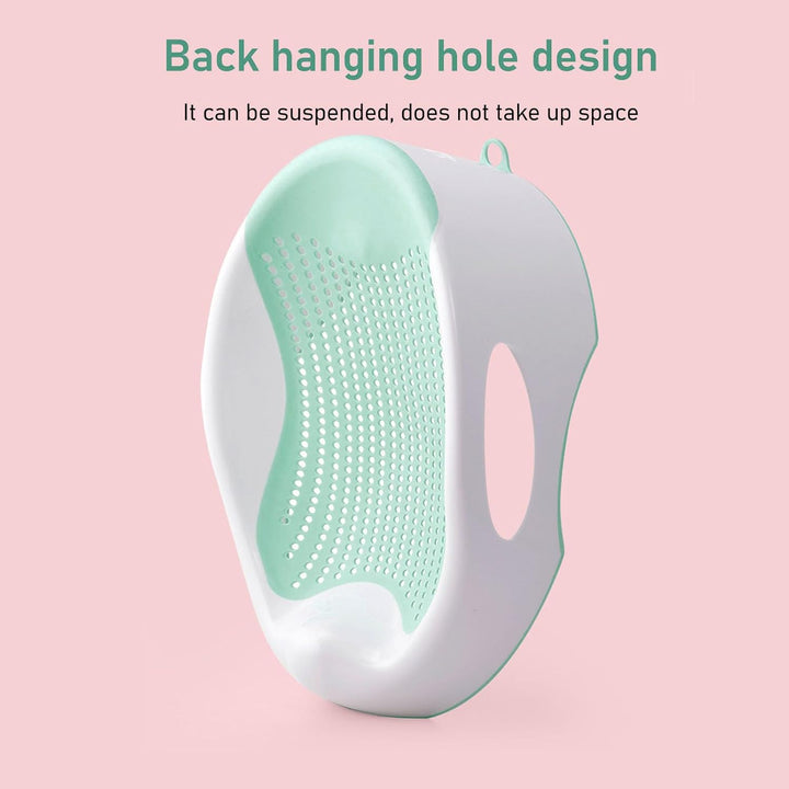 Baby Support for Portable Shower Bath, Safe and Stable Design for a Comfortable Experience, Adapts to Most Bathtubs (Green)