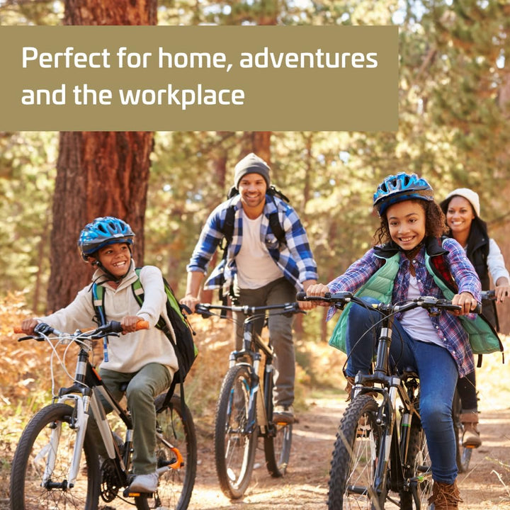 90 Piece Premium Kit Includes Eyewash, 2 X Cold (Ice) Packs and Emergency Blanket for Home, Office, Car, Caravan, Workplace, Travel - First Aid Kit Bag