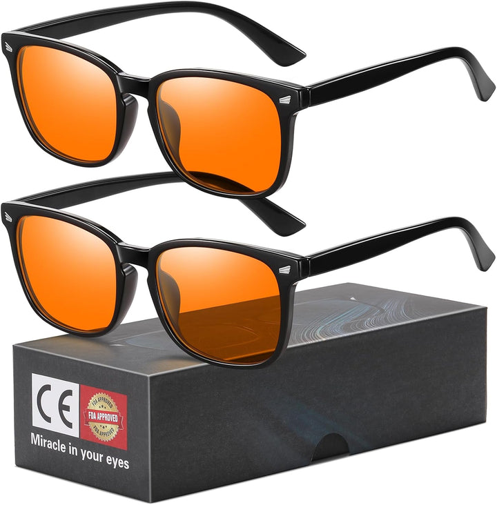 Blue Light Blocking Gaming Glasses Esports Computer Gamer Glasses Powerful Professional Screen Filter, anti Glare Fatigue and Eyestrain UV400 Glasses for Women Men (Video Games, Console, TV, PC)