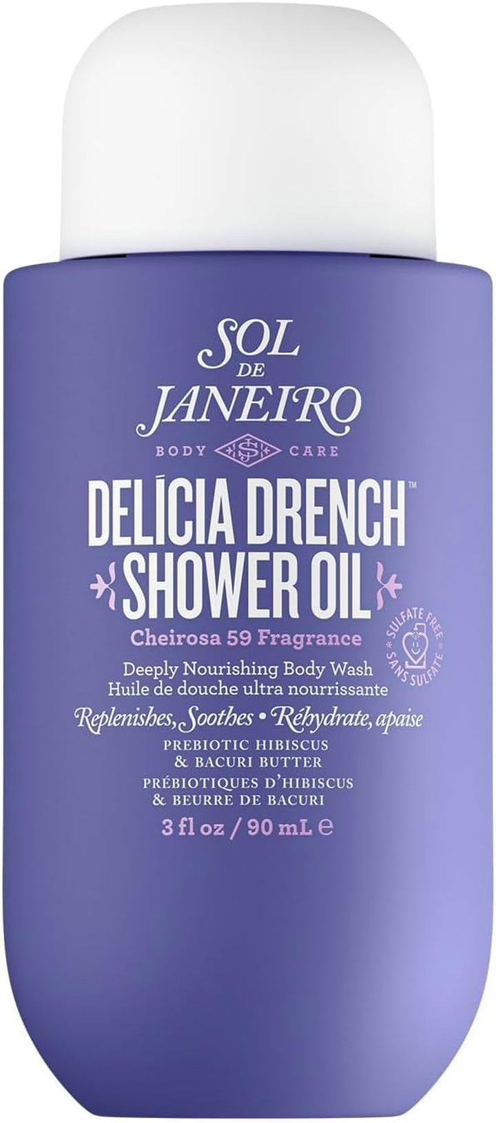 Delicia Drench Shower Oil Moisturizing Cleansing Oil