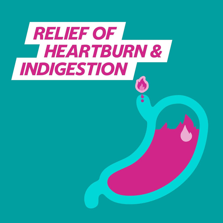 Double Action Sachets, Mint, 24 X 10Ml, Heartburn Relief, Acid Reflux, Indigestion Liquid Gerd, Gastro Resistant, Gets to Work Instantly, Lasts 2X Longer, Antacids, Digestion and Nausea