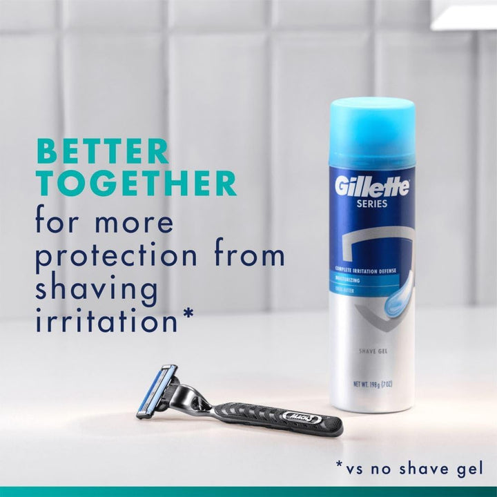 Mach3 Men'S Razor + 12 Razor Blade Refills, 3 Blades for a Smooth Shave, Fits All Mach3 Handles