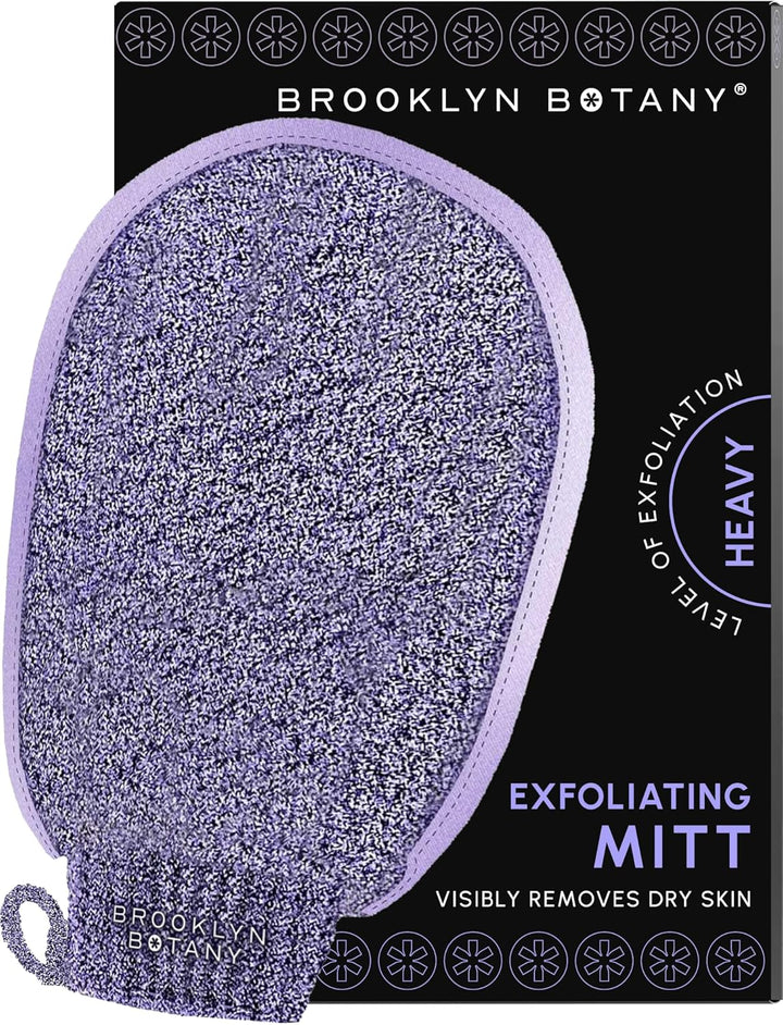 Exfoliating Mitt for Bath and Shower – Heavy Duty Exfoliating Body Scrubber for Massage and Dead Skin Remover for Body – 1 Mitt