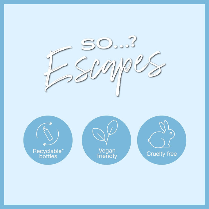 Escapes Womens Gift Set, with Ibiza Dream, Bali Breeze, Mykonos Nights & Majorca Love, Fragrance Spray Set (4 X 50Ml)