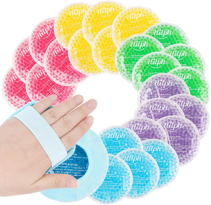 Ice Pack Cold Compress for Kids, 3 Bump Ice Pack with Soft Backing for Child Pain Relief, Kid Ice Packs for Swelling, Bruise, Fever -4.7"