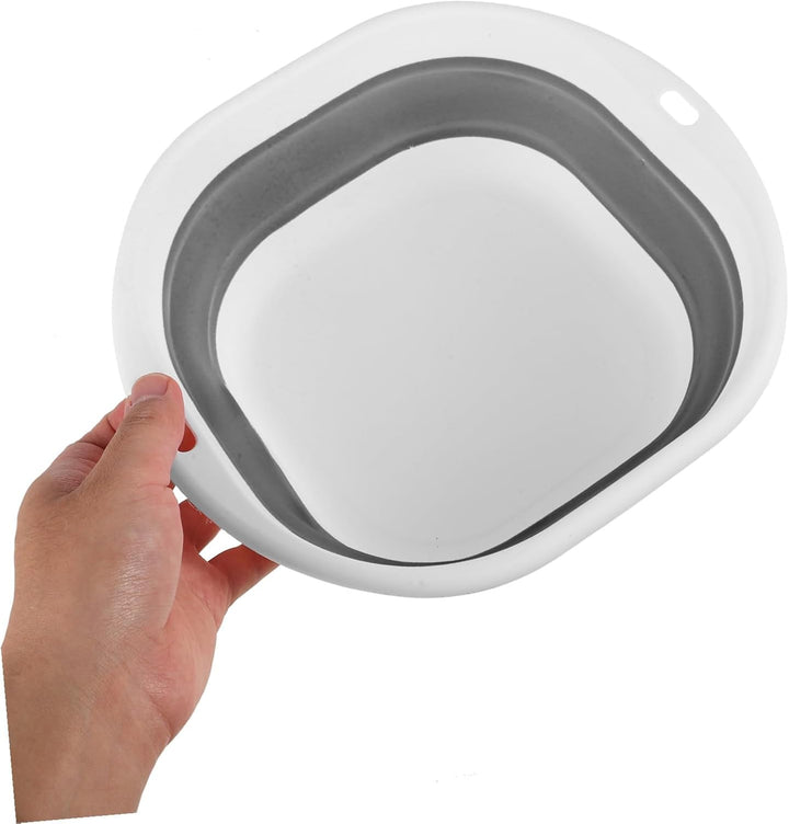 Portable Foldable Wash Basin for Newborns Lightweight Bath Tub with Space-Saving Design and Hanging Hook Multipurpose Portable Tub for Home Kitchen Outdoor Camping Use