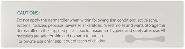 Derma Roller 0.5Mm, 200 Real Individual Needles, Microneedling Roller for Hair Beard Growth, Titanium Micro Needling Roller for Face Body Scalp Men and Women