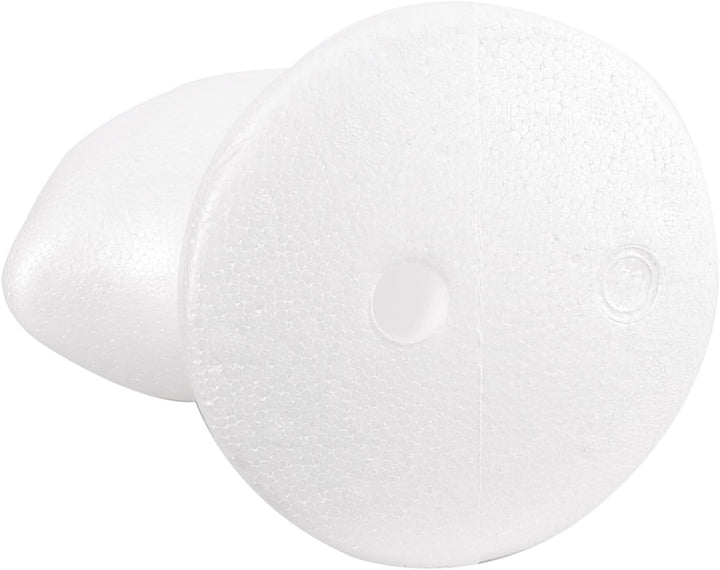 Wig Stand, Mannequin Head Foam Display for Masks Hats DIY Decoration Wig Head (White)