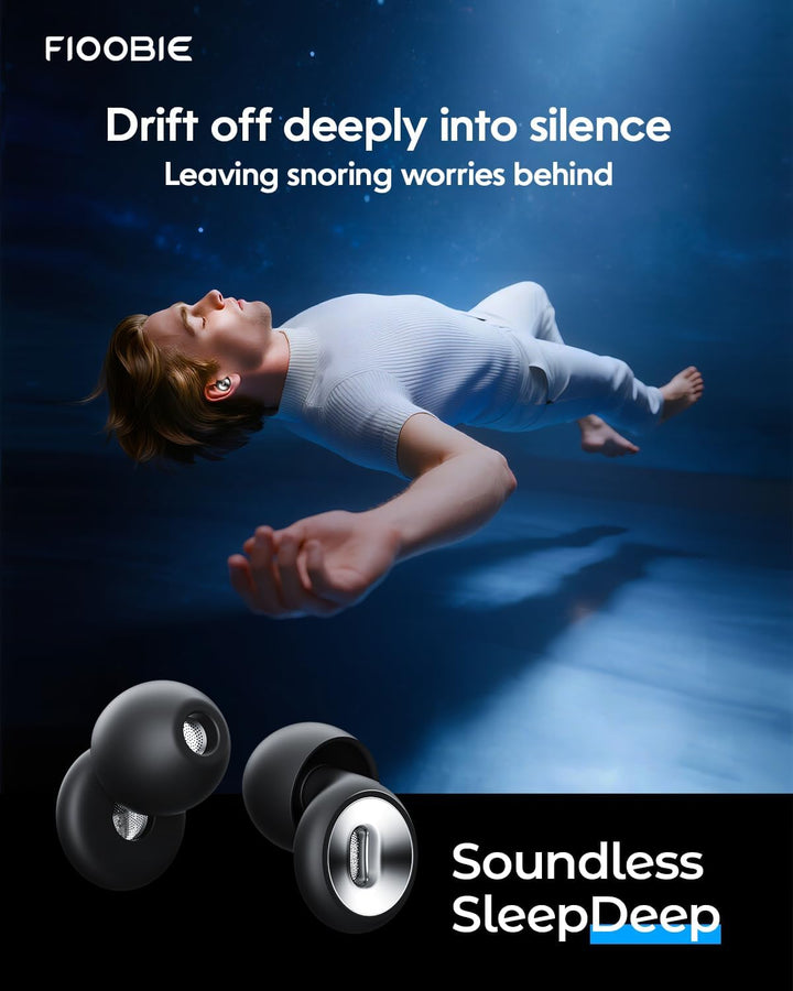 Ear Plugs for Sleep - Lab-Certified Noise Cancelling Earplugs for Deep Focus, Travel, Sensitivity | Comfortable & Reusable Silicone | 46 Db Hearing Protection