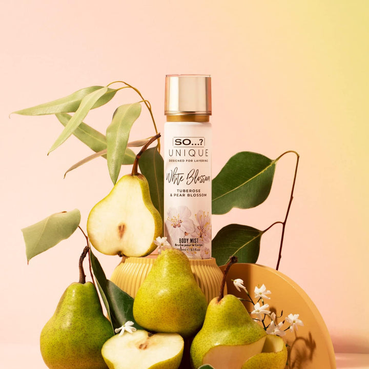 Unique Womens White Blossom Body Mist Fragrance Spray 150Ml
