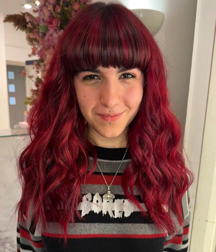 Vibrant Vermillion Red Semi-Permanent Hair Dye. Highly Pigmented Scarlet Red Conditioning & Oil Nourishing Vegan Formula | No Bleach or Ammonia | 100Ml