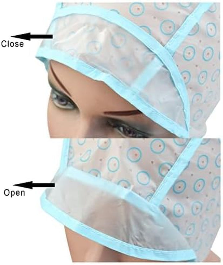 1 PC Highlighting Cap Frosting Cap Hair Dye Colouring Cap and Spatula with Crochet Hook for Dyeing