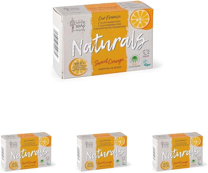 Naturals Range - Bar Soap | Vegan, Cruelty Free, No SLS or Parabens, Refreshing Cleansing Soap Bar, Natural Eco Friendly Body & Hand Soap, 100G (Lemon Zest)