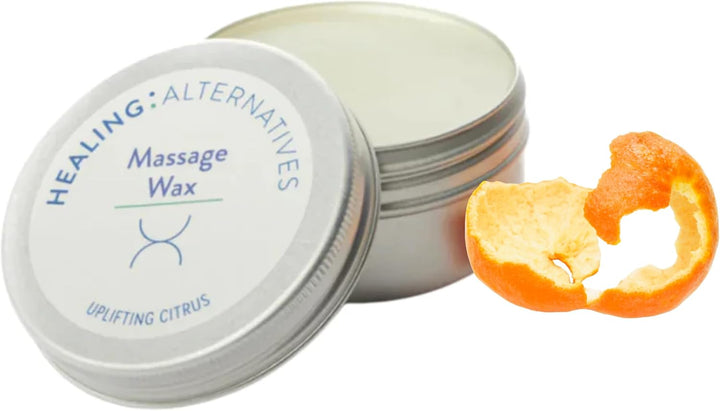 s Massage Wax, 50Ml | Uplifting Citrus with Lemongrass, Grapefruit & Red Mandarin | Aromatherapy for Deep Tissue & Home Massage | Natural Menopause Support
