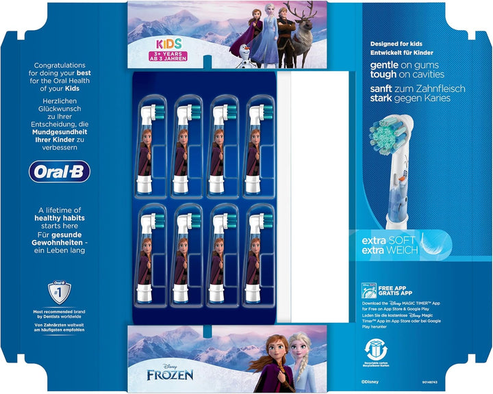 Pro Kids Toothbrush Heads Featuring Disney Frozen, Pack of 8 Counts