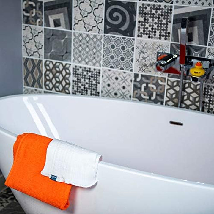 Ugo Fix Sleeve (X4) - Catheter Leg Bag Holder/Catheter Bag Cover, Strong and Durable Fibre Blends with External Seams, Washable and Reusable (Pack of 4) (Medium)