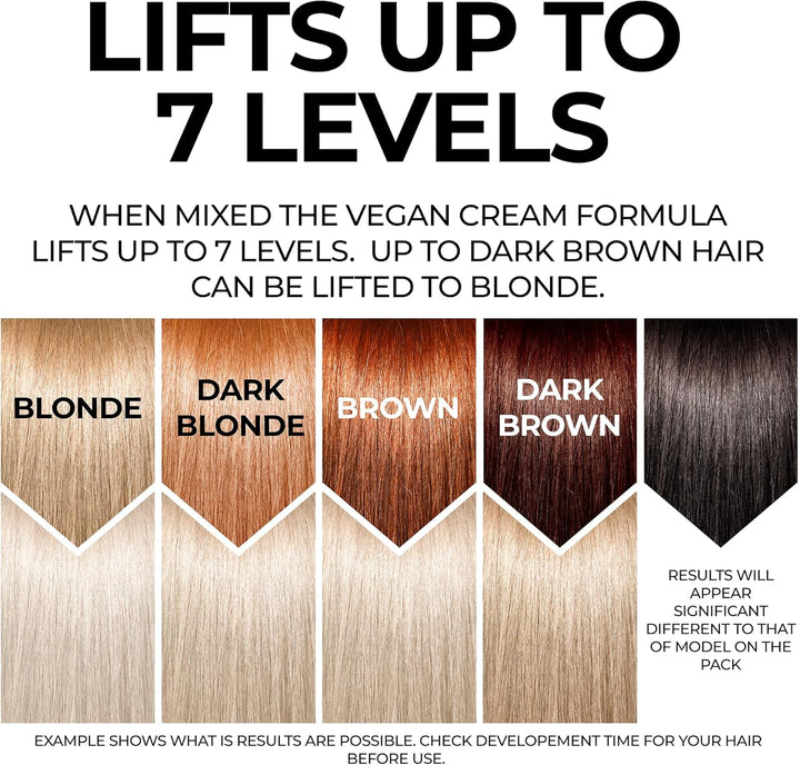 Bleach and Peroxide Kit, the Complete Home Kit for Hair Decolouring and Bleaching