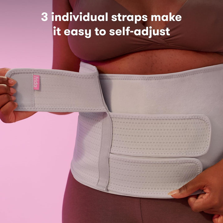 Belly Binder Postpartum Recovery, for Natural Delivery & C-Section Recovery, 23Cm High Adjustable Compression Wrap