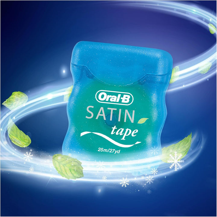 Satin Mint Dental Floss, 25 M
