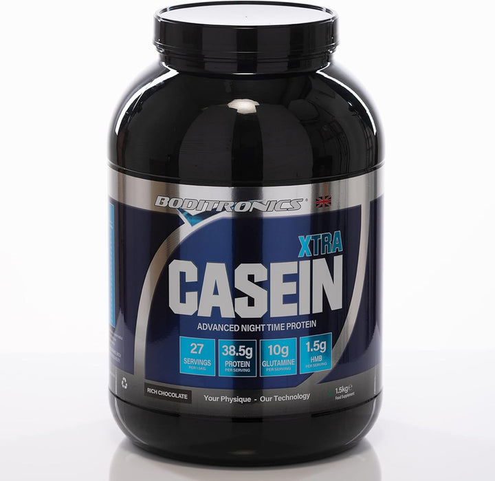 1.5Kg Casein Xtra, Slow Release Protein Powder with Contains Micellar Casein Supplement Amino Acids, Glutamine Protein Shakes (Strawberries & Cream) Casein protein, Slow-digesting protein, Protein supplement, Protein powder, Muscle recovery protein, Fitne