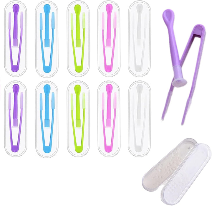 10 Pcs Contact Lense Applicator Contact Lens Tweezers Suction Stick Inserter Remover Contact Lens Handlers Contact Lens Remover Tool Contact Lense Applicator for Travel and Outdoor Activities to Use