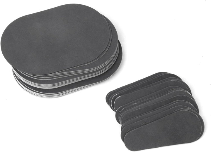 Ultra-Fine Nano Sand Hair Remover, 80-Pack Exfoliating Abrasive Paper Pads for Facial and Body Hair Removal