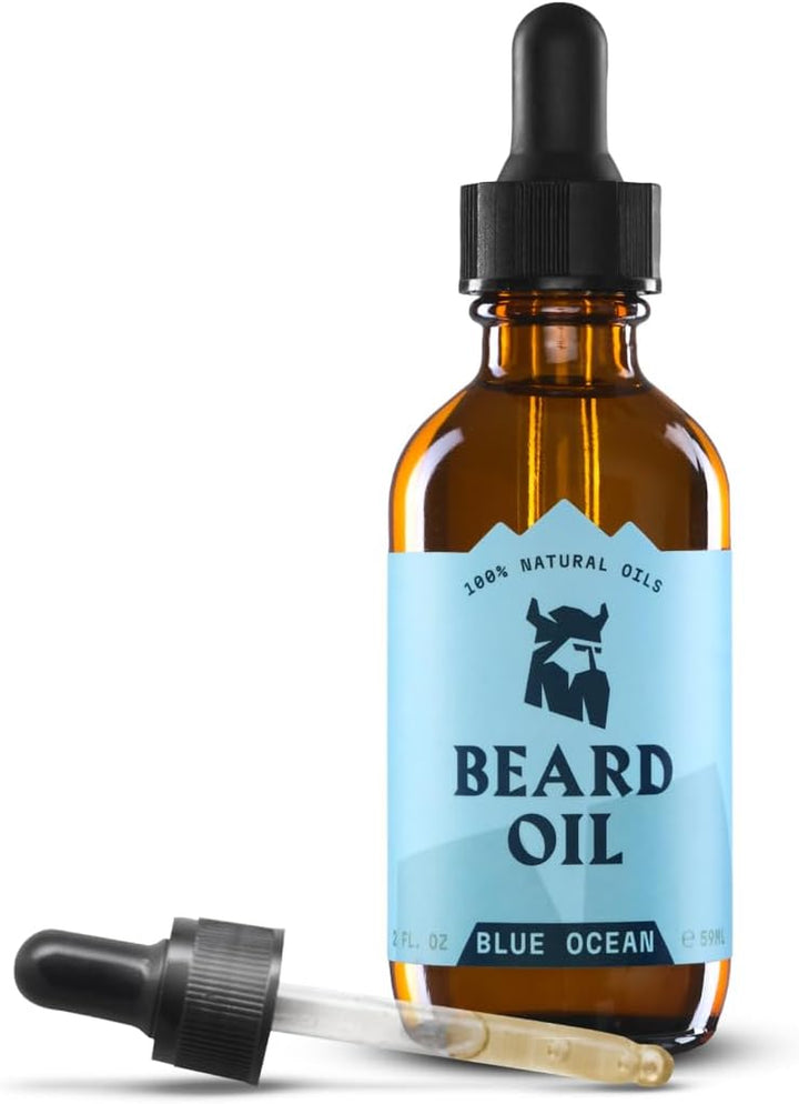 Beard Oil for Men - 60 Ml, Vanilla Scent - Naturally Derived Conditioner with Almond, Tea Tree, Argan & Jojoba Oil for Beard Growth, Softening & Moisturising