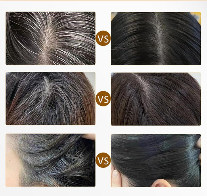 2PCS Carylook Hair Color Stick - 2025 Upgraded Waterproof and Sweatproof Hair Dye Stick, Portable Built-In Comb, 2-In-1 Touch-Up Comb for Gray Hair Coverage (Black)