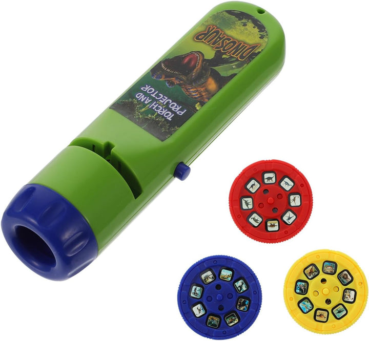 Dinosaur Projection Toy Interactive Dinosaur Projection Flashlight Boys and Girls Hands Toy for Playtime Educational for Toddlers