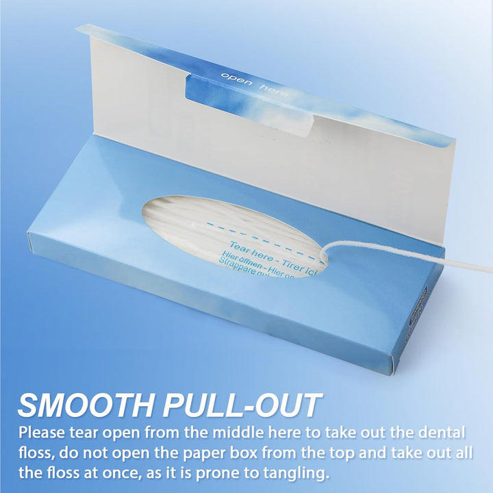 Dental Floss for Braces, Super Floss Pre-Cut Strands,60 Count, Pack of 2