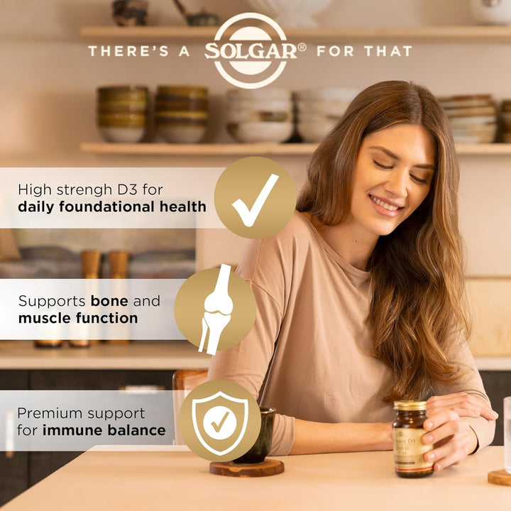 Vitamin D3 4000 IU (100 Μg) Vegetable Capsules - 60 Count (Pack of 1) - Cholecalciferol - Keeps Bones and Teeth Healthy - Supports Muscle Function & Immunity - Vegetarian