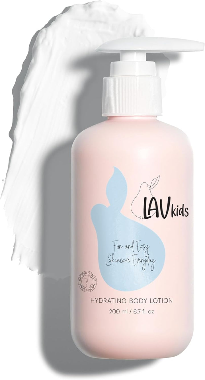 Delicate Body Lotion with Camomile, Sweet Almond and Shea Butter, 200Ml Naturally Gentle Kids and Baby Moisturiser Cream, Dermatologically Tested for All Skin Care Types