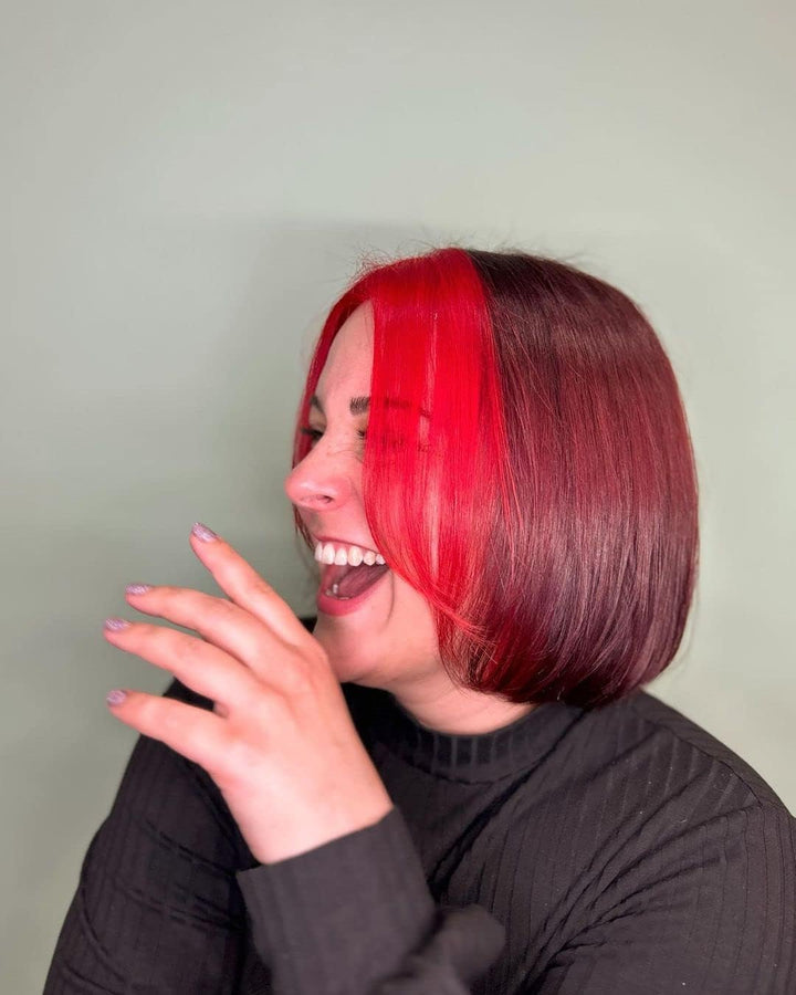 Vibrant Vermillion Red Semi-Permanent Hair Dye. Highly Pigmented Scarlet Red Conditioning & Oil Nourishing Vegan Formula | No Bleach or Ammonia | 100Ml