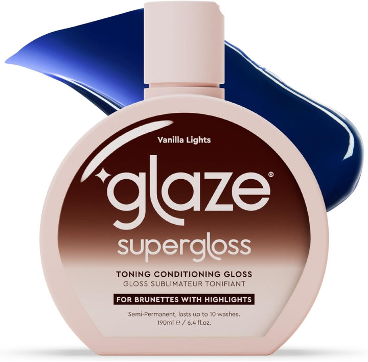 Supergloss Color Conditioning Gloss – Hydrating Semi-Permanent Color Hair Gloss & Shine Boost – Color Depositing Mask - Vegan, Cruelty-Free – 190Ml - Chocolate Gleam - Warm Medium Dark Brown