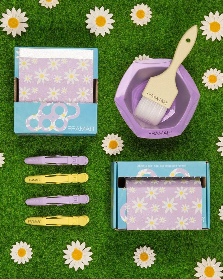 Pop up Hair Foil, Hair Foils for Highlighting, Foils for Highlights, Hairdressing Foil for Hair Highlights, Highlighting Foil, Foil Sheets, Hair Foils for Colouring – 500 Sheets - Flowers