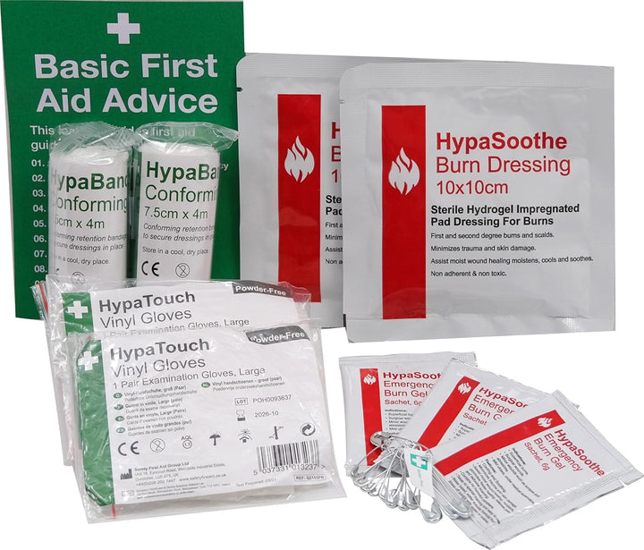 Safety First Aid First Aid Kit Refill Pack British Standard 8599 Compliant, Medium 25-100 Persons